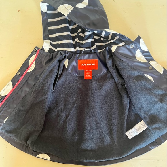 Joe Fresh Fleece Lined Raincoat - Picture 2 of 3